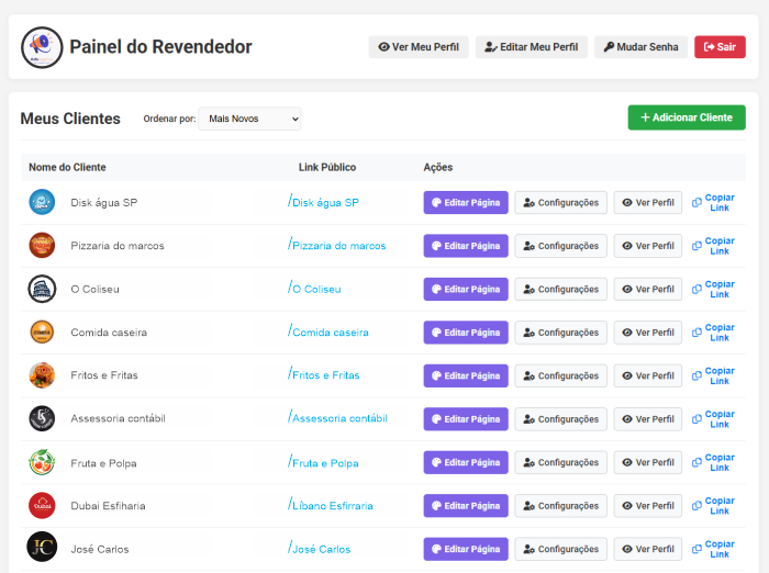 Painel do Revendedor Link Abaixo